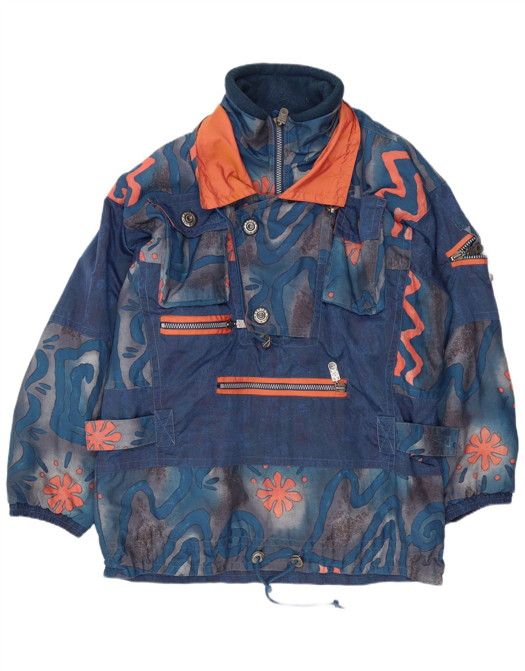 CANYON muški pulover jakna vjetrovka UK 40 Large Blue Geometric