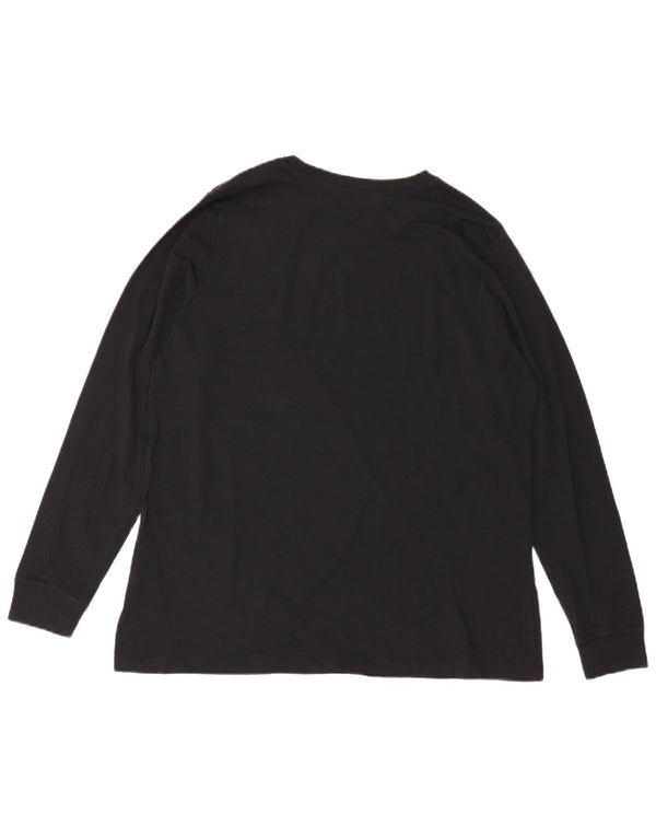 Ženska majica dugih rukava Nike Graphic UK 18 XL, crni pamuk