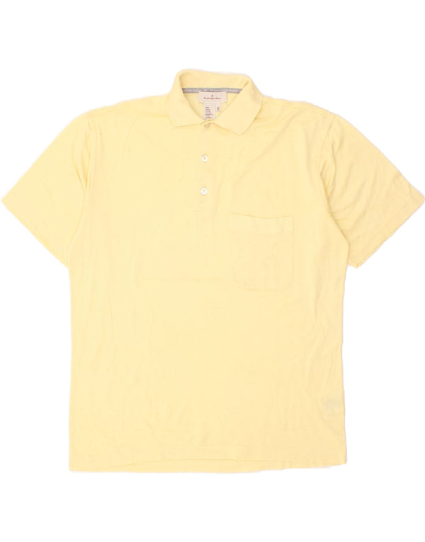 ERMENEGILDO ZEGNA muška polo majica IT 50 srednje žuti pamuk