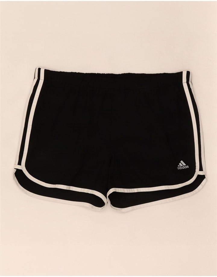 Adidas ženske sportske kratke hlače Climalite UK 14 Srednji crni poliester