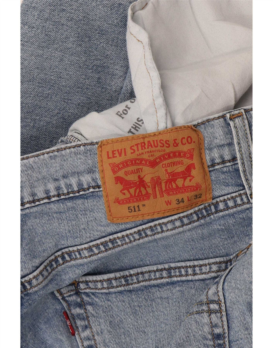 Levi's muške 511 uske traperice W34 L32 Plave