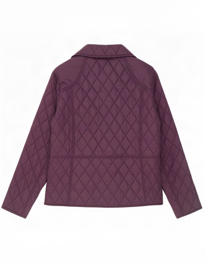 Barbour ženska prošivena jakna UK 16 Large Purple Polyamide