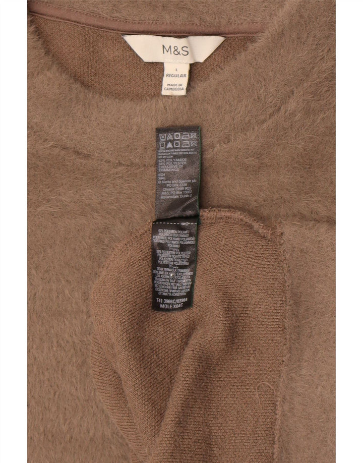 Marks & Spencer ženski pulover s okruglim izrezom UK 16 Large Beige