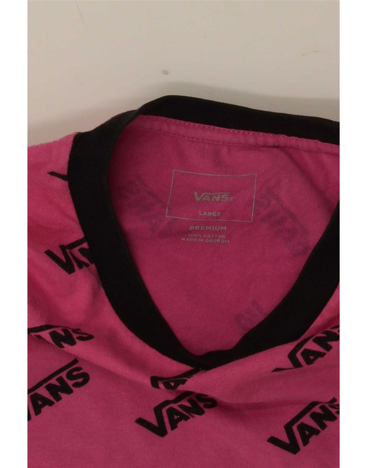 Vans muška majica kratkih rukava s grafičkim motivima, veliki ružičasti pamuk