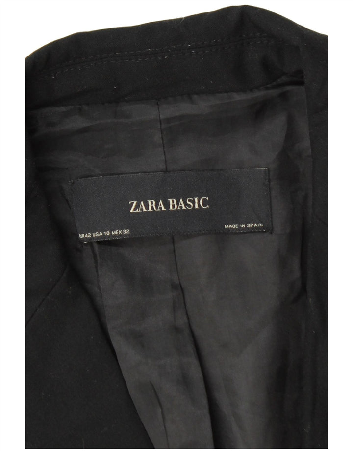 Zara ženski sako sa 1 gumbom EU 42 veliki crni poliester