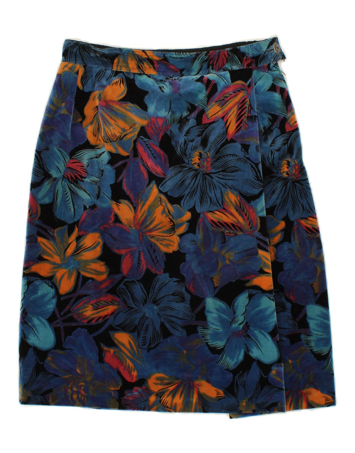 VINTAGE Womens A-Line Skirt W30 Medium Multicoloured Floral Vintage Vintage and Second-Hand Vintage from Messina Hembry 