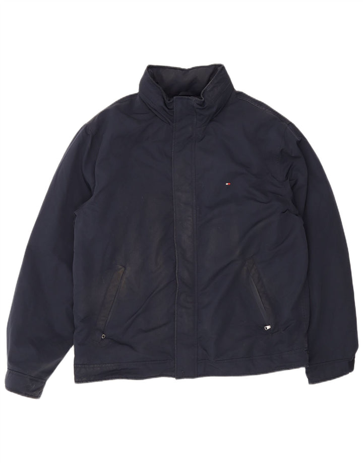 Tommy Hilfiger muška bomber jakna UK 42 XL tamnoplavi poliester
