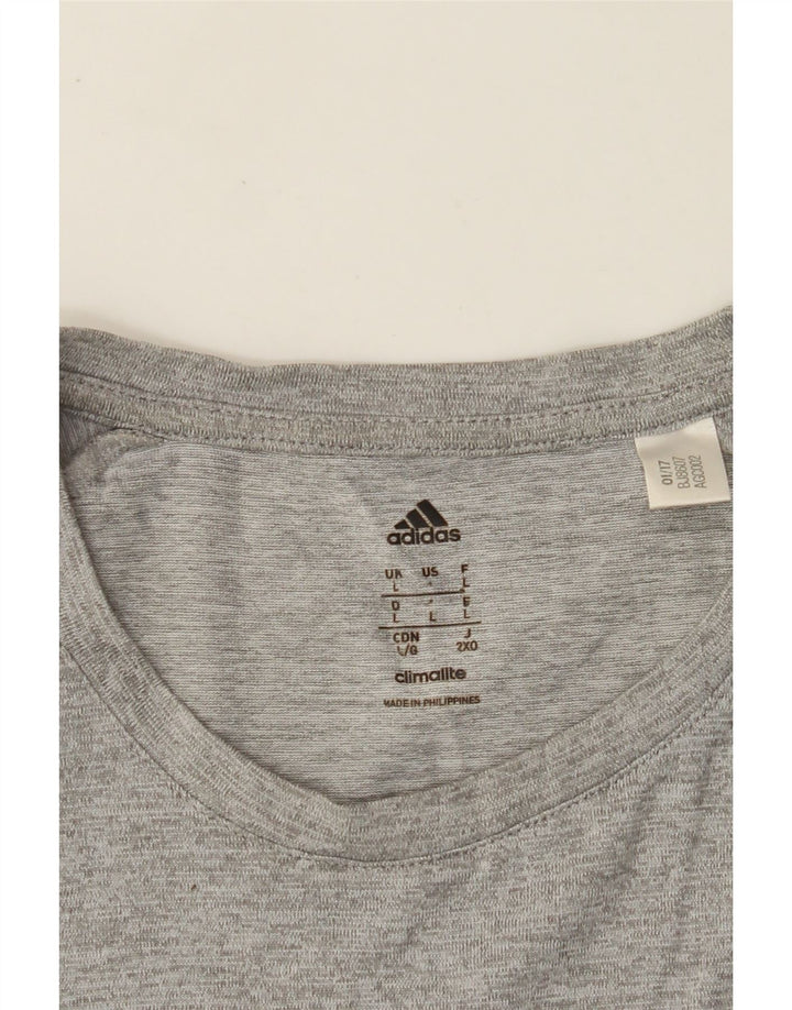 ADIDAS Muška majica Climalite Top Large Grey Flected