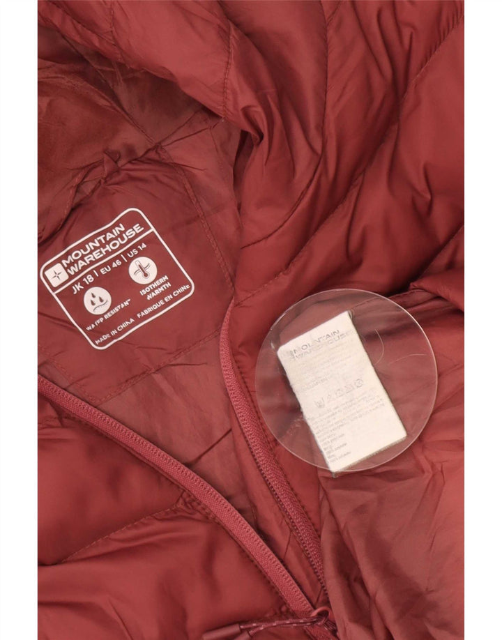 Mountain Warehouse ženska podstavljena jakna UK 18 XL crveni poliamid