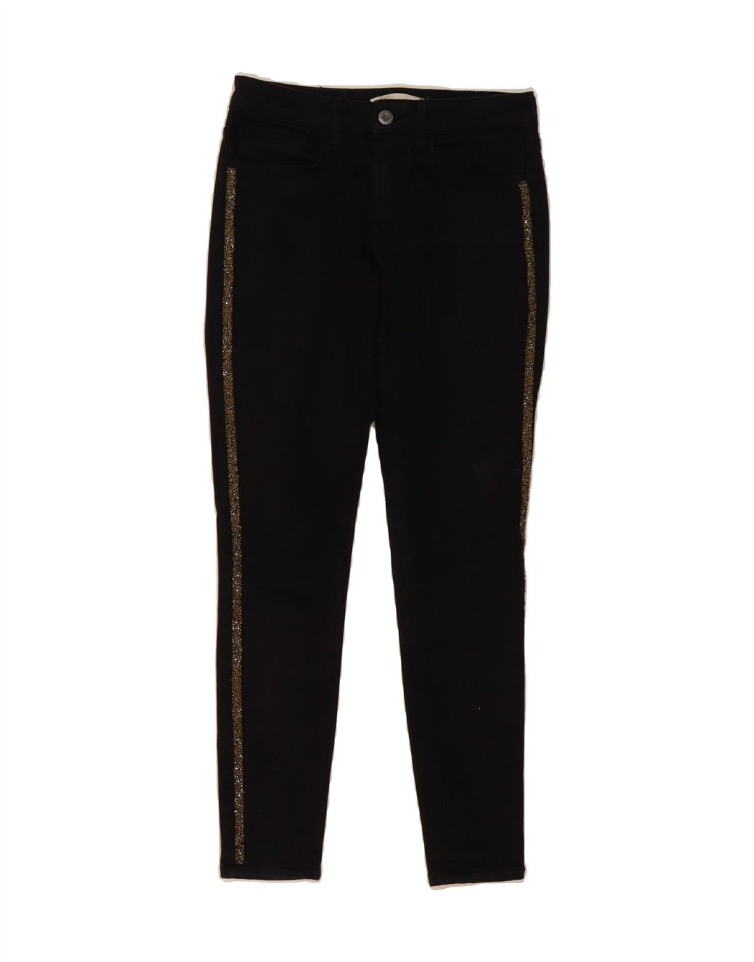 ZARA Womens Skinny Jeans W26 L28 Black Vintage Zara and Second-Hand Zara from Messina Hembry 