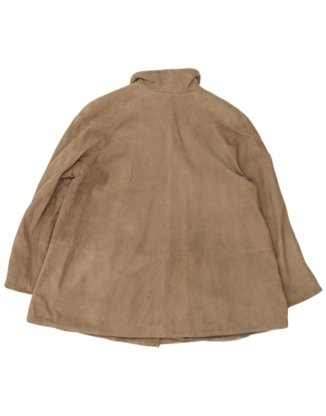 VINTAGE Ženska antilop jakna UK 10 Mala bež koža