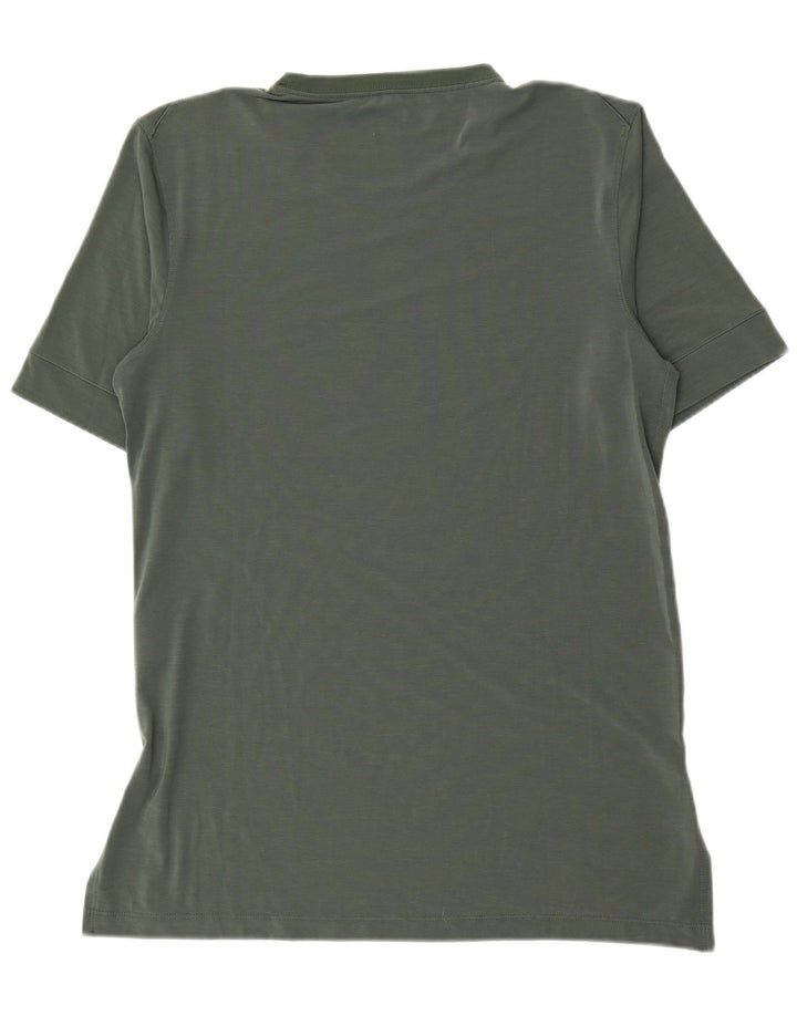 Nike Dri Fit majica kratkih rukava srednje zelene boje od poliestera