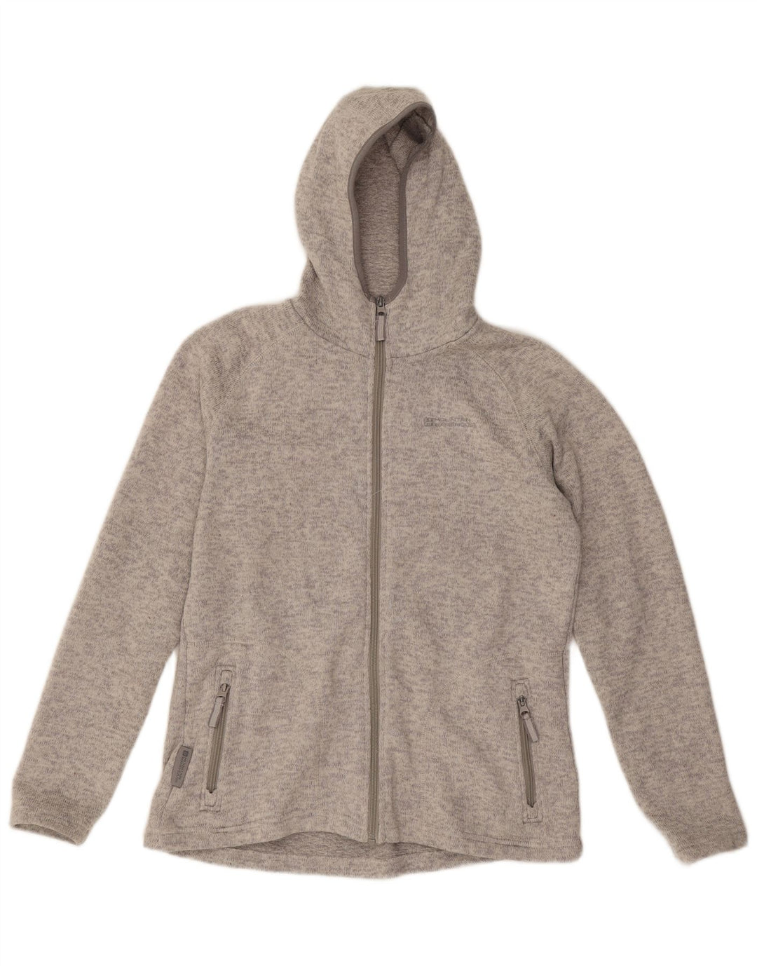 Mountain Warehouse Ženski pulover s kapuljačom s patentnim zatvaračem UK 14 Veliki sivi poliester