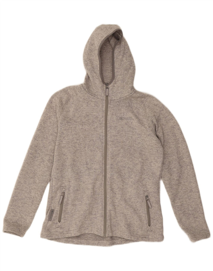 Mountain Warehouse Ženski pulover s kapuljačom s patentnim zatvaračem UK 14 Veliki sivi poliester