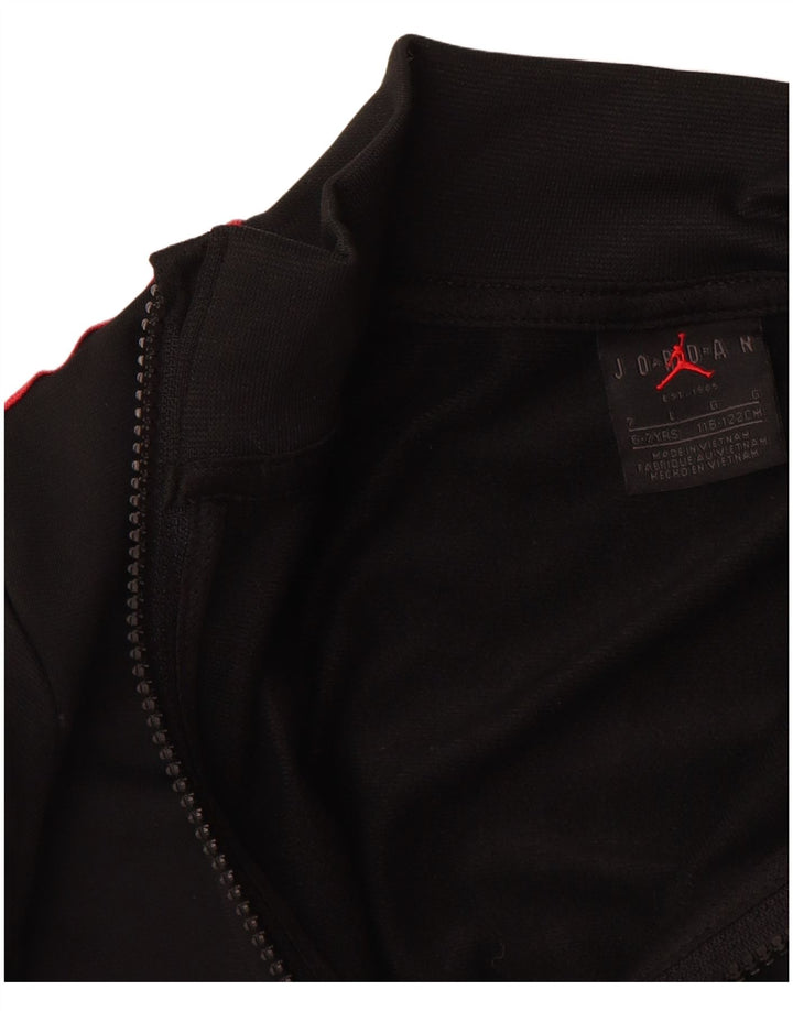 Gornja jakna trenirke JORDAN za dječake 6-7 godina crna