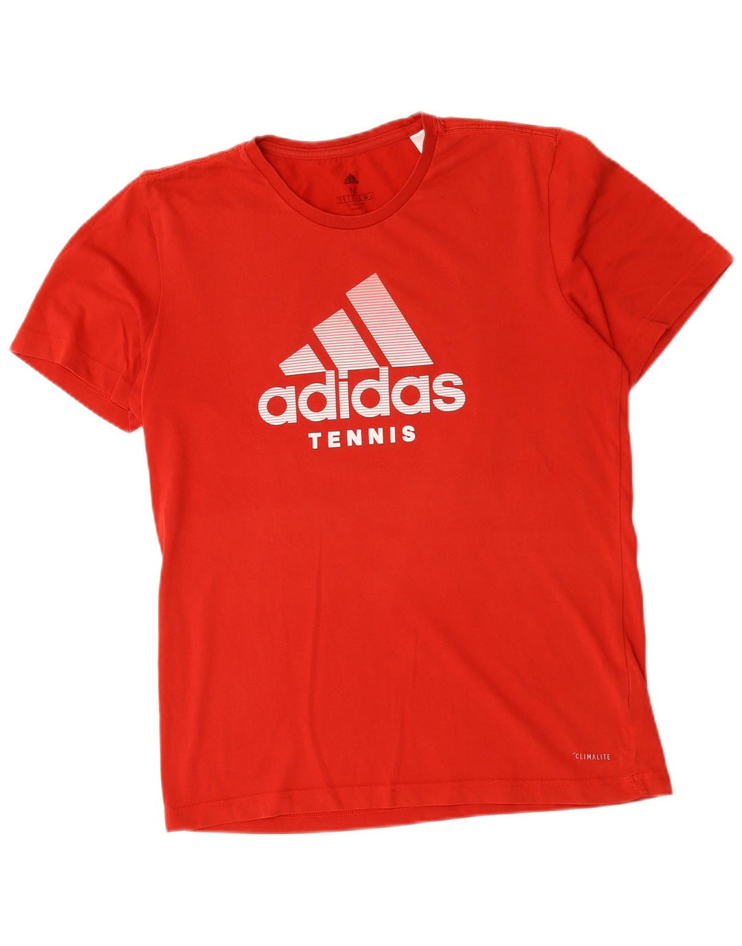 Adidas muška majica Climalite Graphic T-Shirt, srednji crveni pamuk