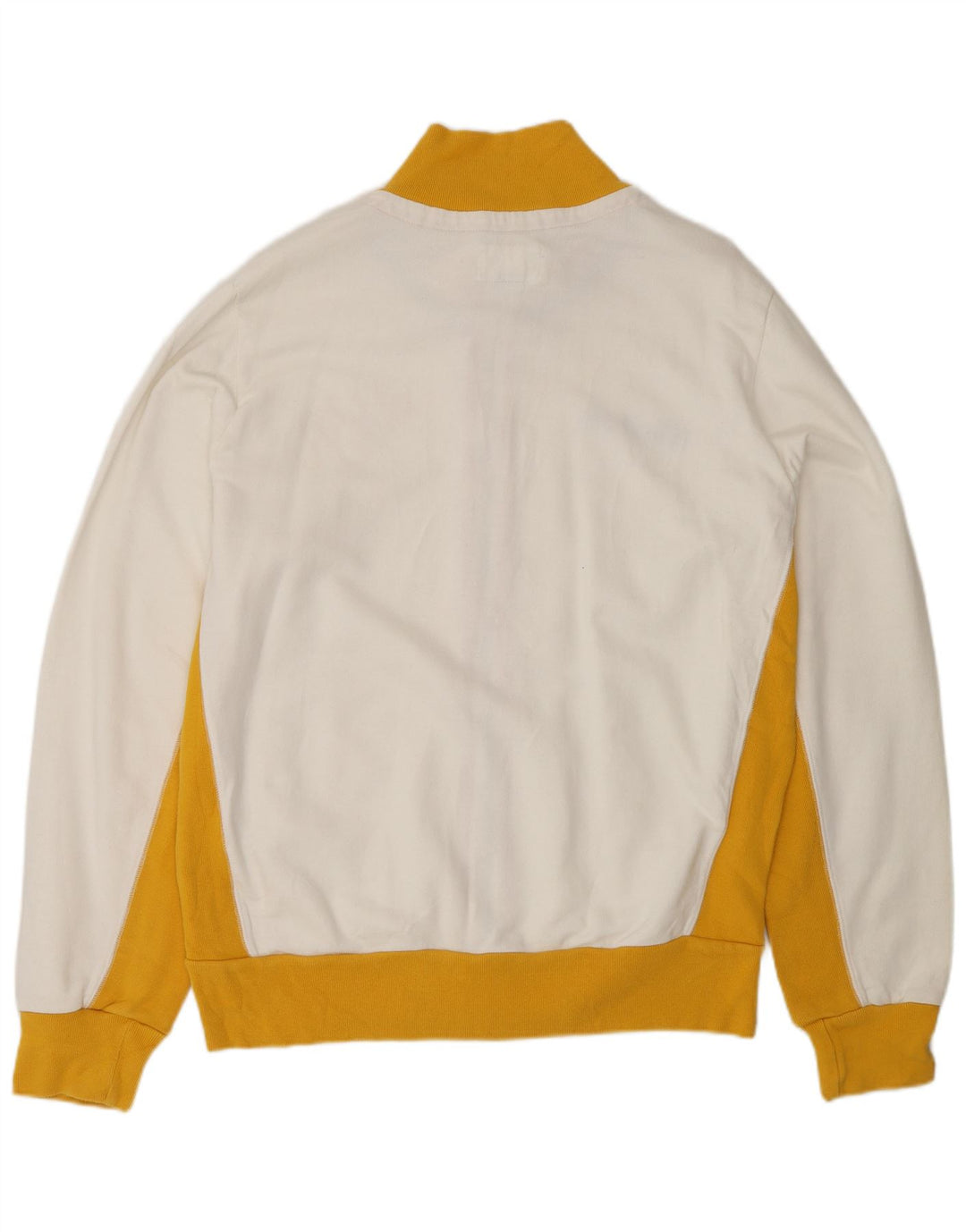 WOOLRICH Muška grafička trenirka, gornja jakna XL, bijeli pamuk u blokovima boja