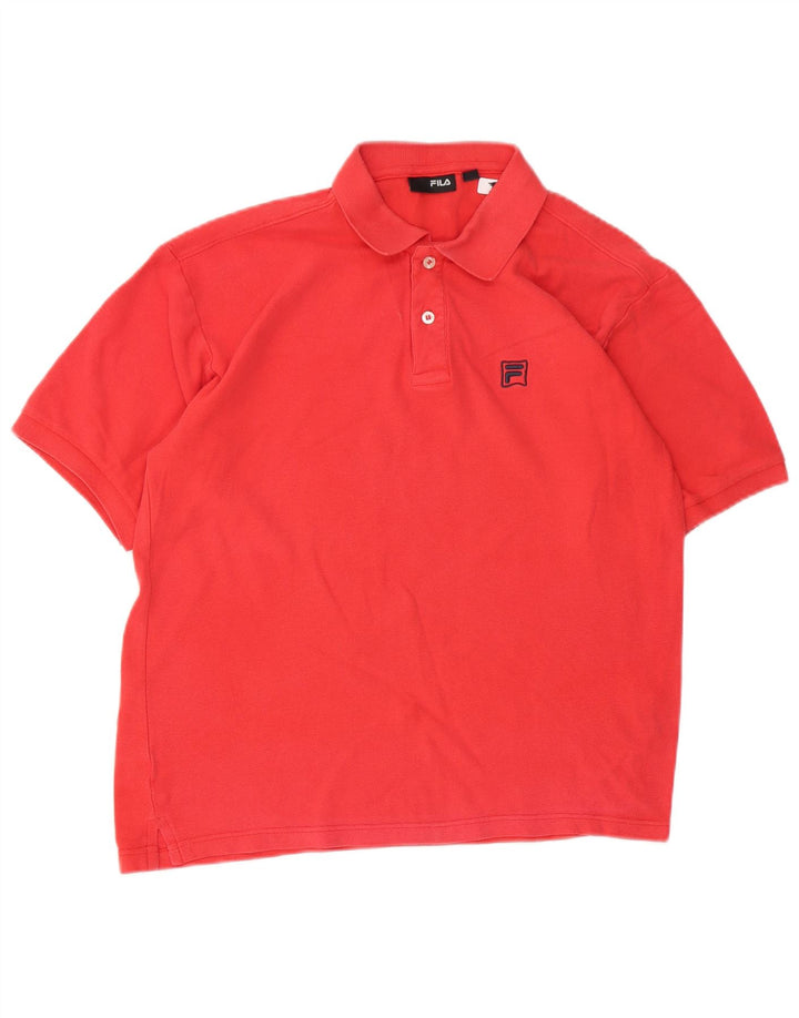 Fila muška polo majica mala crvena pamuk