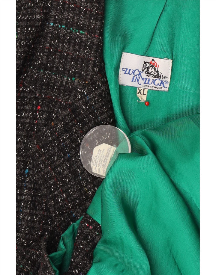 Luck in Luck Muška jakna sa 3 gumba UK 42 XL siva flekasta vuna