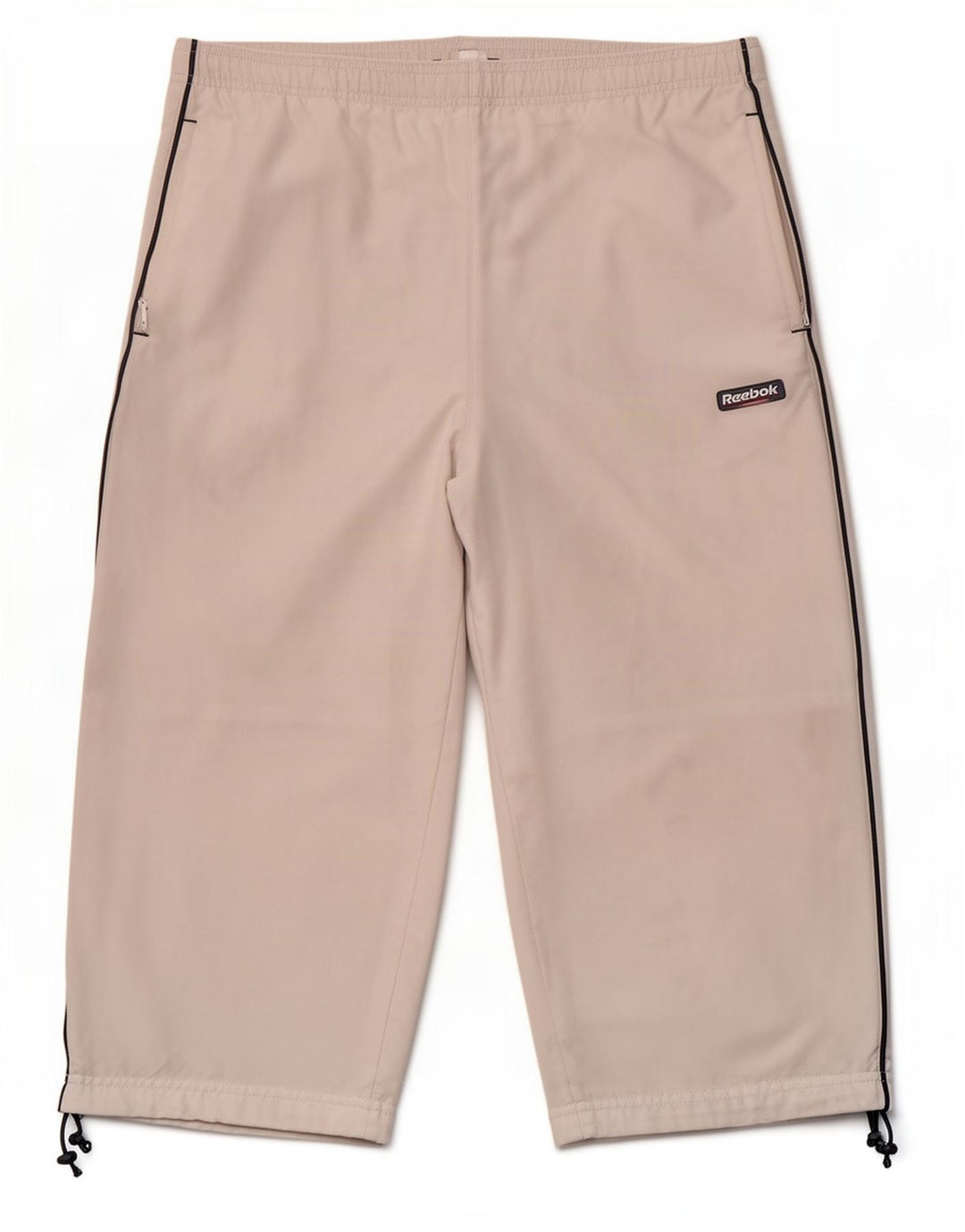 Reebok muške kratke sportske kratke hlače bermuda male bijele boje od poliestera
