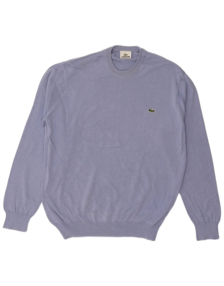 LACOSTE Muški džemper s okruglim izrezom Veličina 5 veliki plavi pamuk
