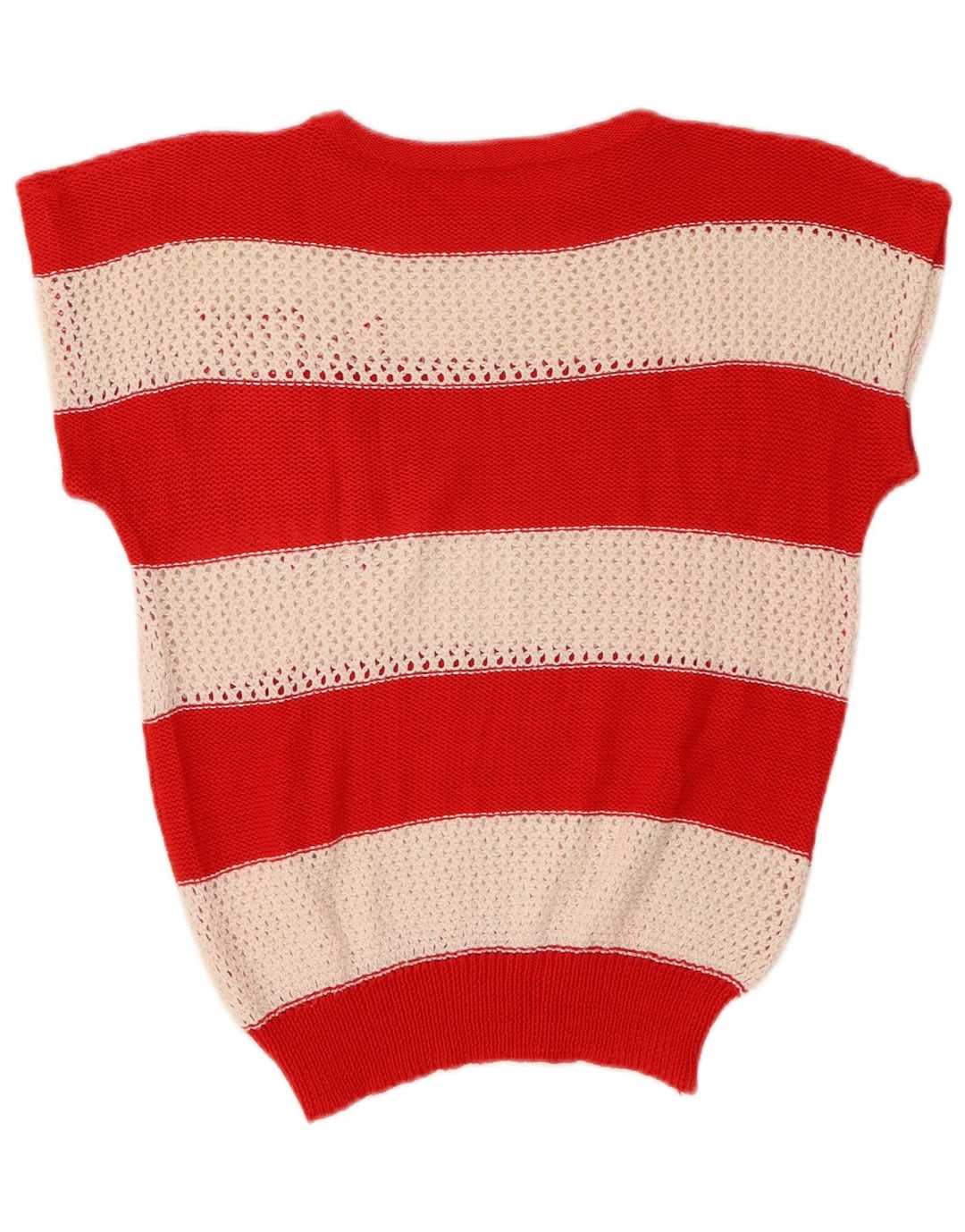 VINTAGE ženski pulover s okruglim izrezom UK 14 Srednje višebojan