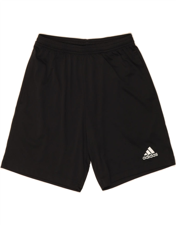 ADIDAS Mens Sport Shorts Medium Black Polyester Vintage Adidas and Second-Hand Adidas from Messina Hembry 