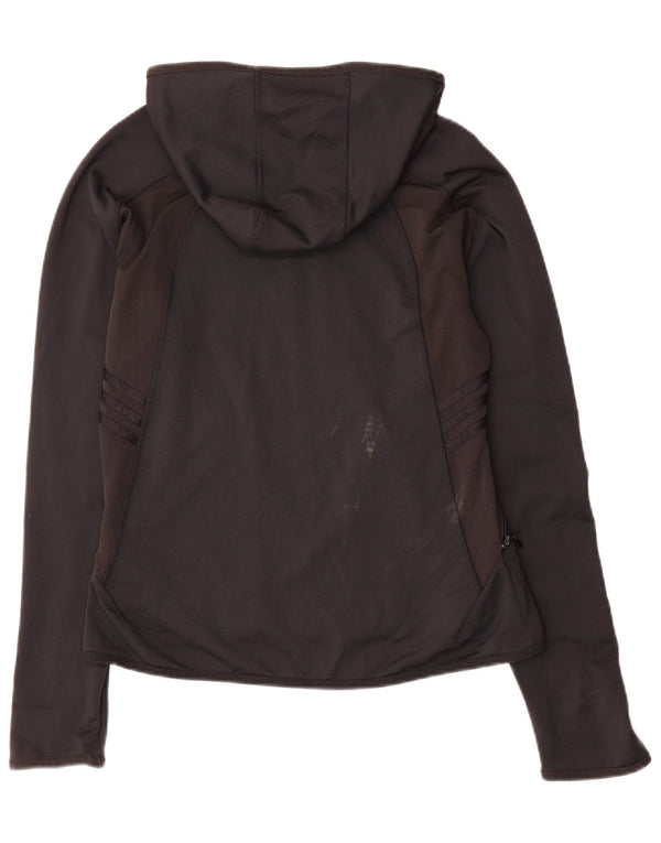 Adidas ženska gornja jakna s kapuljačom UK 14 Large Black Colourblock