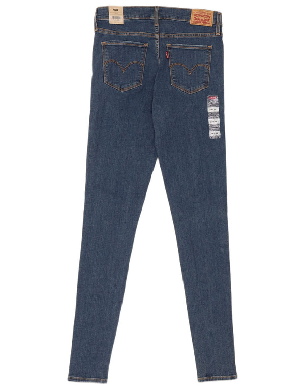 Levi's ženske 310 super uske traperice W28 L32 plavi pamuk