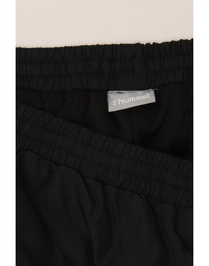 HUMMEL Mens Graphic Tracksuit Trousers 2XL  Black Polyester Vintage Hummel and Second-Hand Hummel from Messina Hembry 