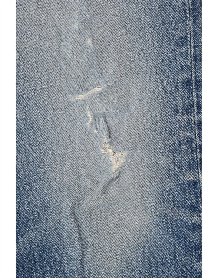 Levi's muške ravne traperice s oštećenjem W32 L30, plavi pamuk