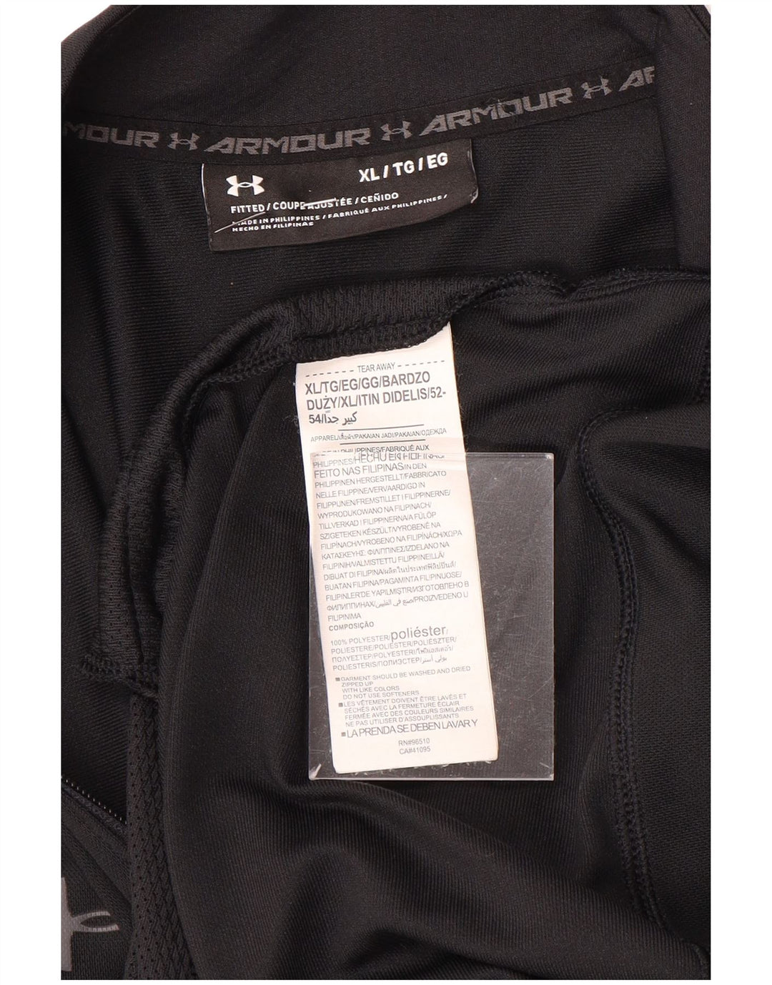 Under Armour muška trenirka gornja jakna XL crni poliester
