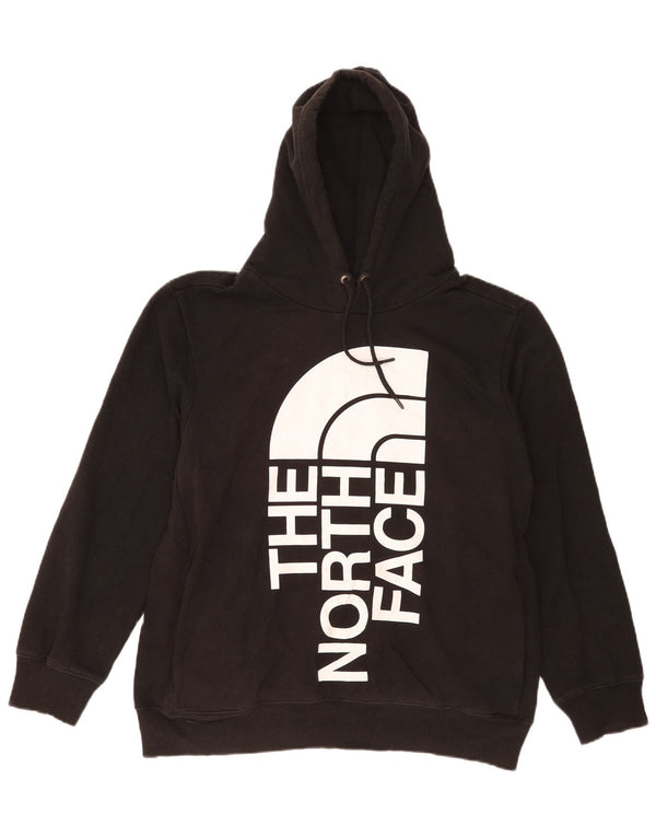 Veliki crni pamuk s kapuljačom The North Face Graphic