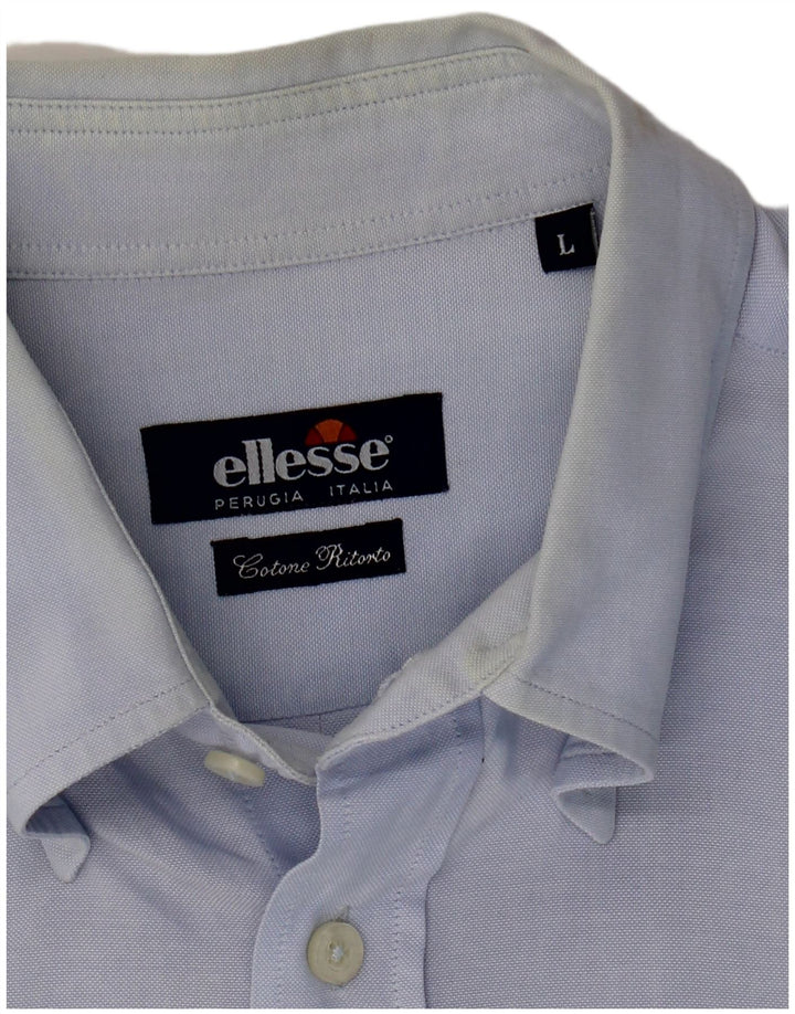 Ellesse muška košulja Large Blue Cotton