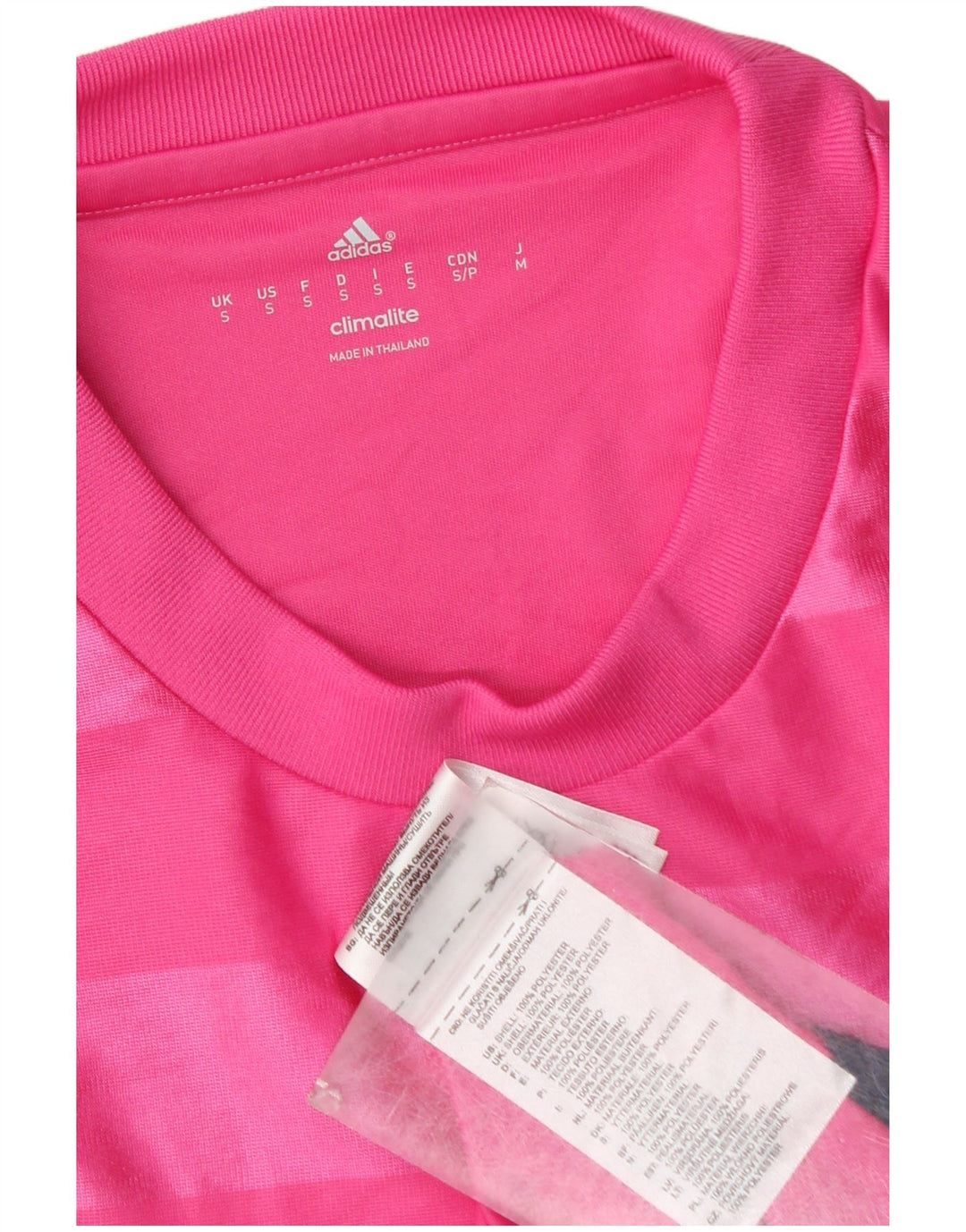 Adidas muška majica Climalite Top mali ružičasti prugasti poliester