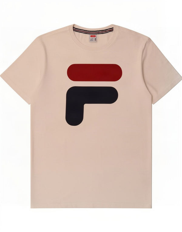 Fila muška teniska majica kratkih rukava IT 50 Srednje bijeli pamuk