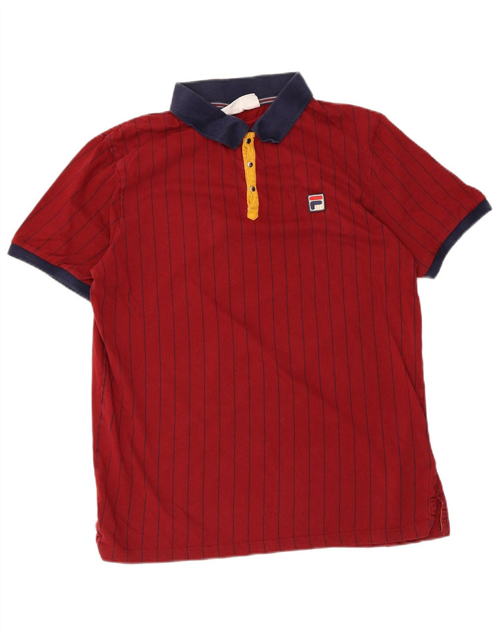 Fila muška polo majica srednje kestenjaste pruge, pamuk