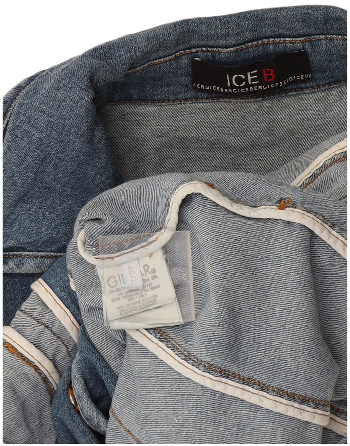 Iceberg ženska jakna od trapera 3/4 rukava IT 46 Large Blue Cotton
