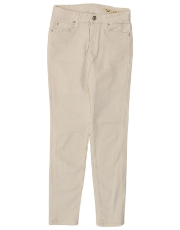 Marks & Spencer Ženske The Ivy Skinny Jeans UK 8 Male W26 L26 Bijeli pamuk