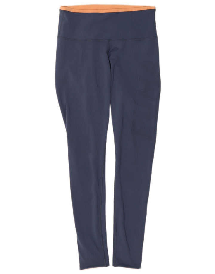 PUMA ženske grafičke tajice UK 4 XS tamnoplave