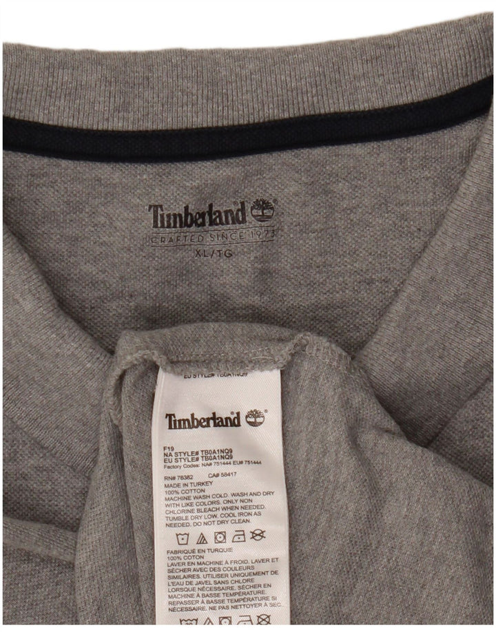 Timberland muška polo majica XL sivi pamuk