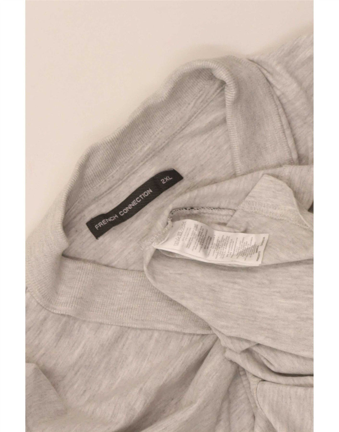 French Connection muška polo majica 2XL sivi pamuk