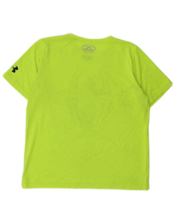Under Armour Boys Heat Gear Graphic majica kratkih rukava 13-14 Years XL zelena