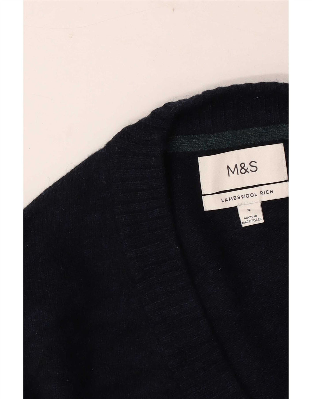 Marks & Spencer muški kardigan pulover mali tamnoplavi