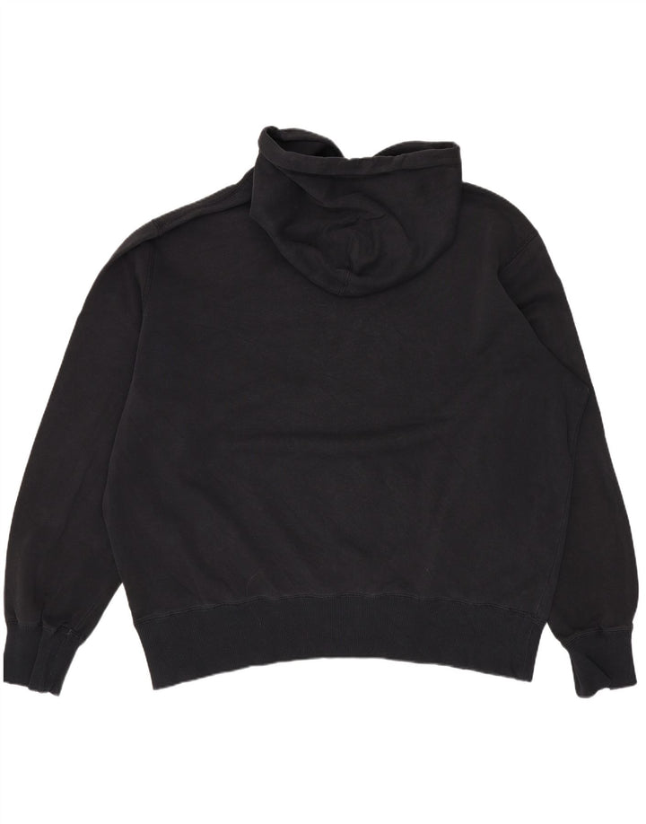 NIKE Ženska majica s kapuljačom s grafičkim motivima UK 18 XL crni pamuk