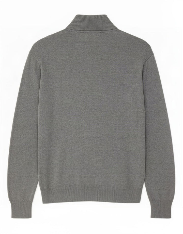 Zara muški kardigan pulover XL sivi