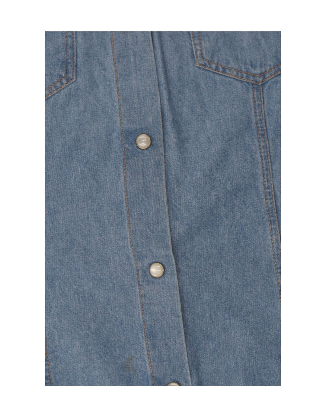 I ženska traper košulja bez rukava IT 46 Large Blue Cotton