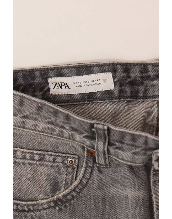 Zara ženske ravne traperice EU 40 srednje W30 L29 sive