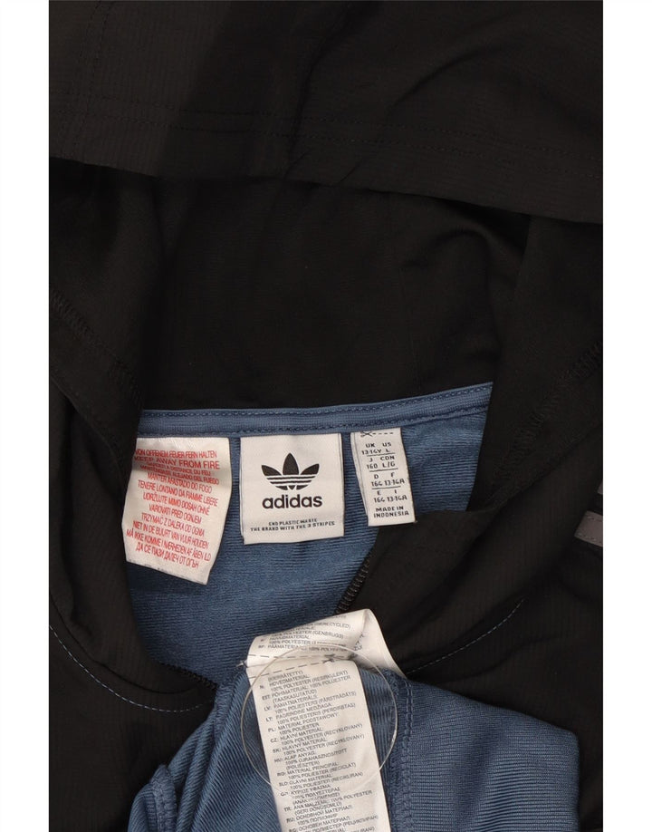 Adidas trenirka za dječake 13-14 godina plava poliesterska boja