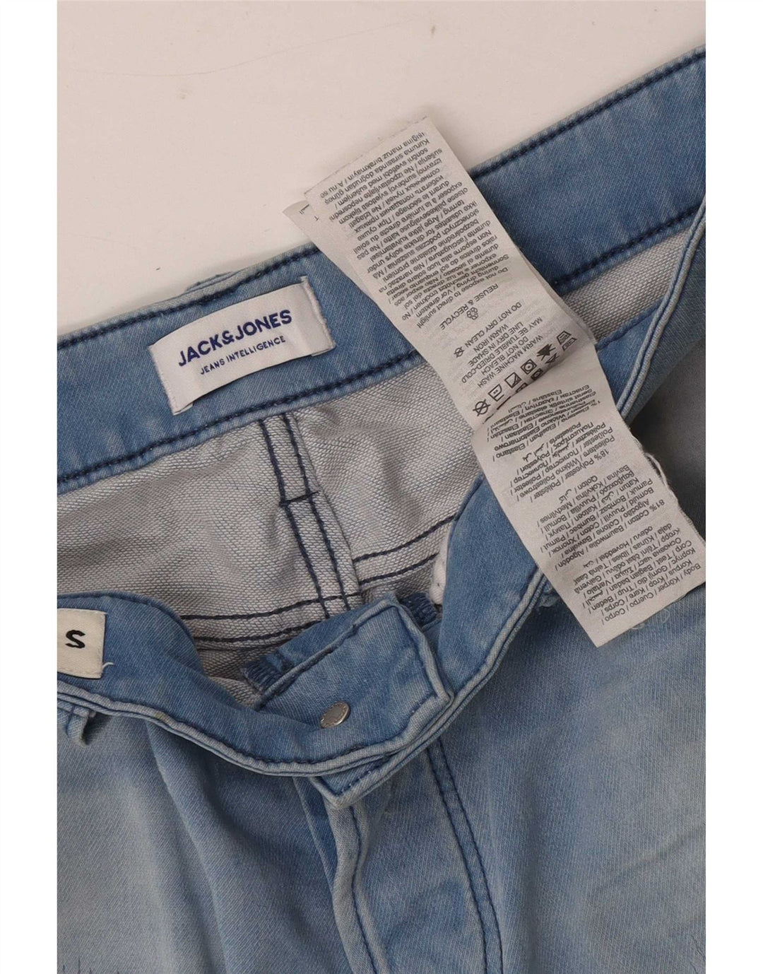 Jack & Jones muške kratke traper kratke hlače, W29, plavi pamuk